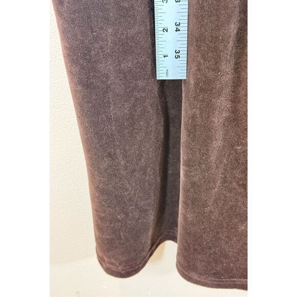 Vintage Eddie Bauer Brown Long Sleeve Dress with Pockets Small/Petite Women's - Picture 7 of 9